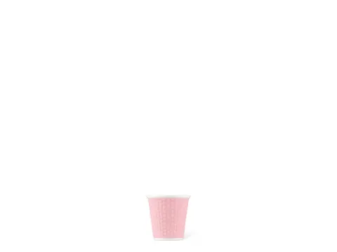 Beker porselein Les Artistes Paris 80ml met siliconen grip Roze