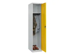 locker,HxBxD 1850x400x500mm,1vak,vak B 400mm,cil.-slot,staand op vloer