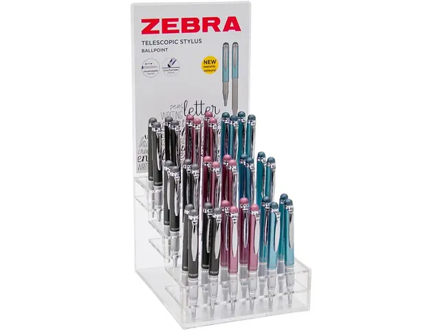 Stylo-Stylus, Télescopique, Couleurs Assorties