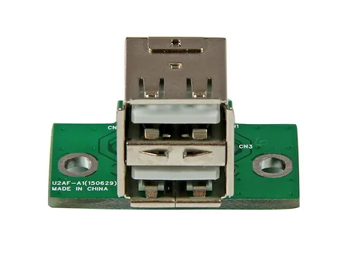 2-poorts USB moederbord header adapter