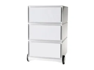 mobiel ladeblok,HxBxD 642x390x436mm,3lade(n),romp wit,front wit - 2