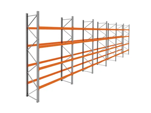 palletstelling,basis+5xaanbouw,HxBxD 4620x16900x1100mm,vakl. 3000kg