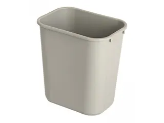 Rechthoekige Afvalbak 27 Liter Grijs - 1