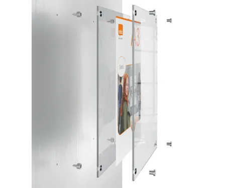 Infobord Nobo Premium Plus A4 acryl wand