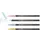Glitter Viltstift E-1200 Assorti Pastel Set Van 4
