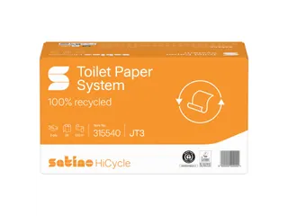 Satino HiCycle JT3 toiletpapier 2-laags 100m wit 24 rollen - 5