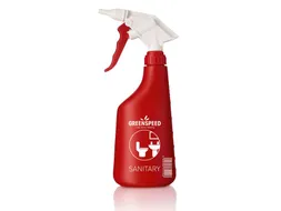 Sprayflacon Greenspeed sanitair 650ml leeg rood