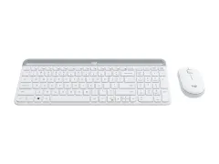 Logitech MK470 Draadloos Toetsenbord Qwerty Us + Muis Wit