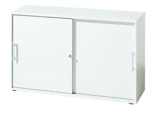 Schuifdeurkast 748x1200x400mm Kastromp/Front Lichtgrijs/Lichtgrijs - 1