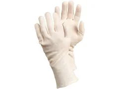 Tegera 915 katoenen precisiehandschoenen beige maat 8 12 paar