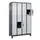 lockerkast,HxBxD 1950x1200x500mm,4x5vakken,vak B 300mm,cil.-slot