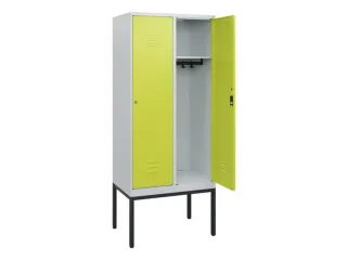 locker,HxBxD 1950x800x500mm,2vak,vak B 400mm,cil.-slot,voetonderstel - 2