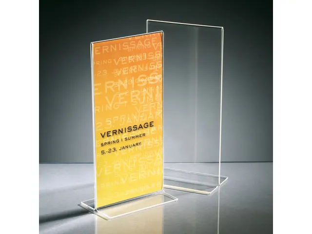 Tafelstandaard Sigel Din Lang Glashelder 1/3 A4