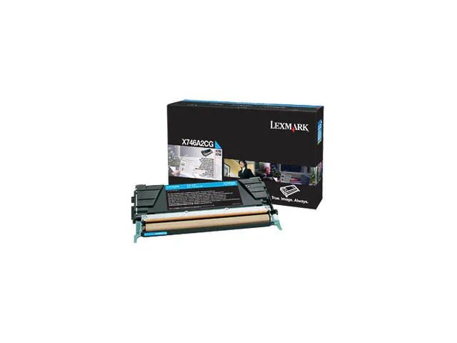 X746A2CG LEXMARK Optra X toner cyan 7000
