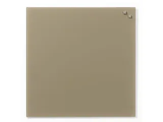 Glasmagneetbord Naga 45x45cm beige - 2
