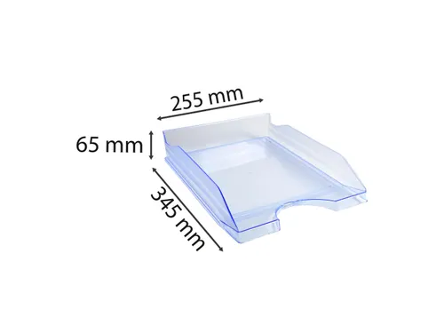 ECOTRAY Brievenbak L inicolor ijsblauw do