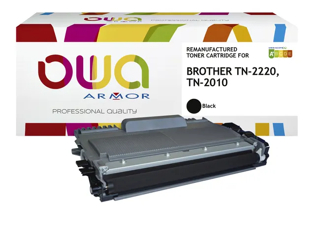 Toner OWA alternatief tbv Brother TN-2220BK zwart