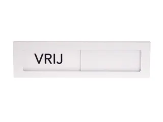 Premium Schuifbord Wit Vrij Bezet 150x40mm - 1