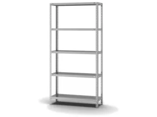 magazijnstelling,grondveld,HxBxD 2000x1000x300mm,vaklast 125kg - 2