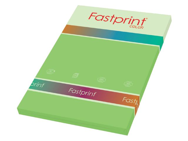 Kopieerpapier Fastprint A4 160 Gram Helgroen 50vel | GekleurdPapierShop.nl