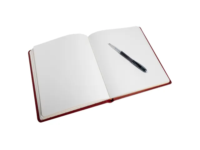 Gastenboek Alpille 2 6x22cm 140bl rood
