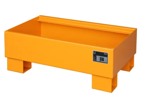 Opvangbak Staalplaat Bxdxh 800X500X290Mm Opvangvol. 65L Open Ral2000