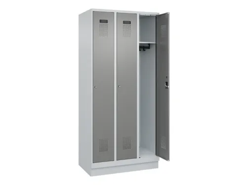 locker,HxBxD 1950x900x500mm,3vak,vak B 300mm,cil.-slot,sokkel