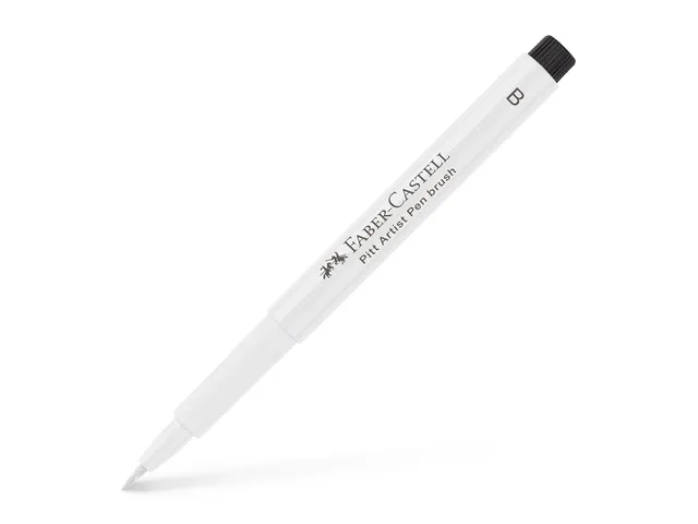 Tekenstift Faber-Castell Pitt Artist Pen B 101 wit