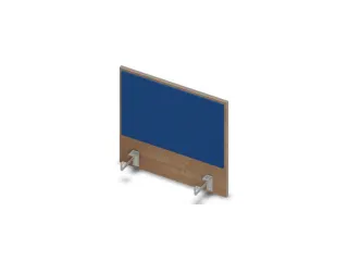 opzetpaneel bureau aanbouw zijkant NT-cherry BN6016-blauw 600mm - 1