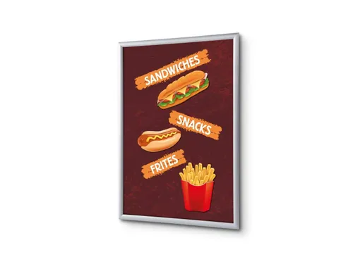 Kliklijst A1 complete set met print "Sandwiches Snacks Frites"