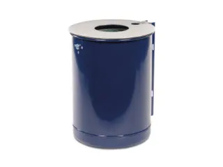 afvalbak,HxØ 950x380mm,afvalbak inhoud 46,5l,wand/paal - 1