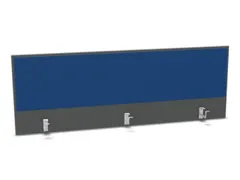 panneau de rehausse p. table de bureau MS-gris foncé BN6016-bleu