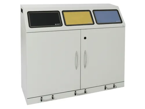 afvalverzamelstation,3x70l,HxBxD 1000x1180x380mm
