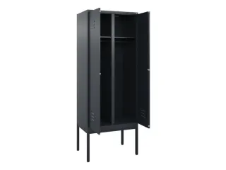 locker voor scheiding van kleding,HxBxD 2120x800x500mm,2vak - 2