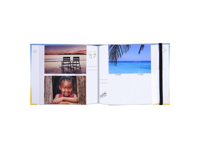 Exacompta Reis fotoalbum met tassen voor 200 foto's van - 22,5x22cm - TR | DiscountOffice.be