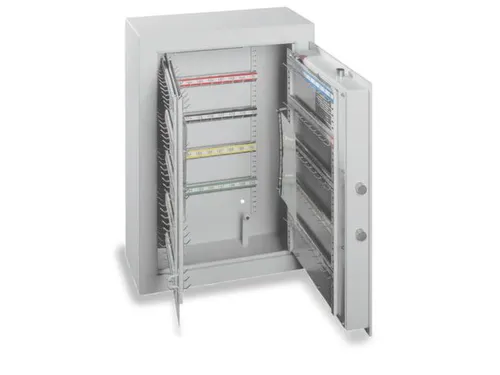 Sleutelkluis klasse A HxBxD 636x460x206mm 200haakjes 44kg Ral7035