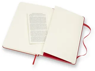 Notitieboek Moleskine large 130x210mm blanco hard cover scarlet red - 7