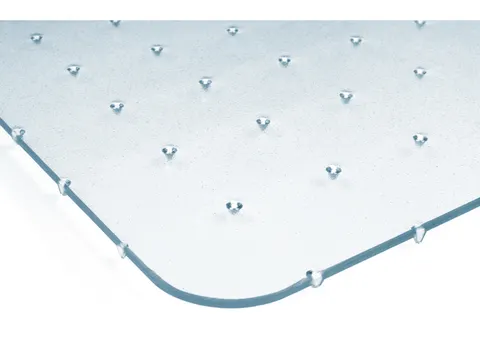 Vloermat Kangaro voor tapijt 180x120cm transparant PET nop 2,1mm