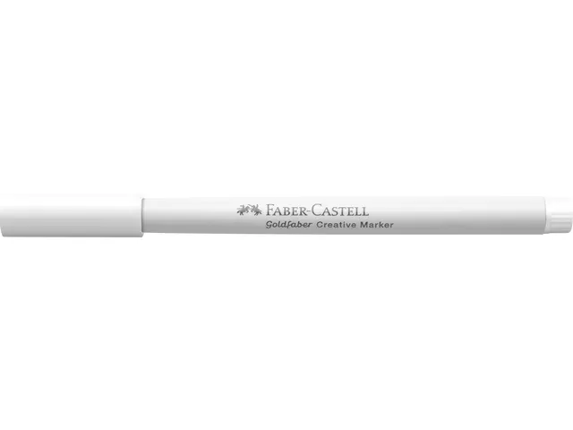 Marqueur créatif Faber-Castell Goldfaber pointe biseautée C blanc co