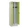 locker voor scheiding van kleding,HxBxD 1950x600x500mm,2vak