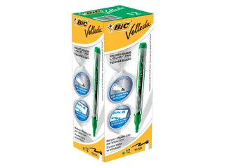 Whiteboardmarker Bic Velleda liquid rond medium groen - 2