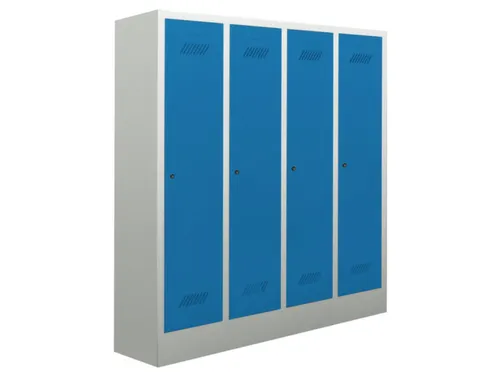 lockerkast v. kinderen,HxBxD 1600x1230x500mm,RAL7035,front RAL5012
