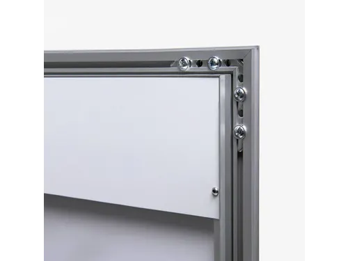 Outdoor Menubord 2xA4 met Logopaneel Staand