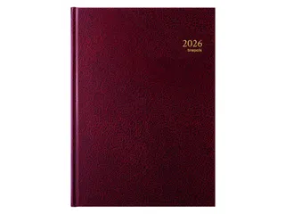 Agenda 2027 Brepols Bremax Santex A4 1dag/1pagina 4 kolommen bordeaux - 5