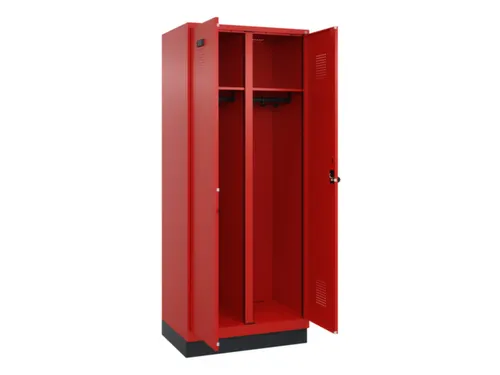 locker voor scheiding van kleding,HxBxD 1950x800x500mm,2vak