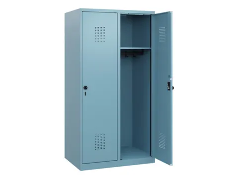 schoollocker,HxBxD 1530x800x500mm,2vak,vak B 400mm,draaigrendel