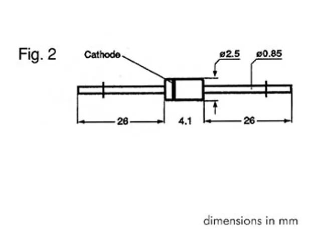 Diode Zener 5V1 - 1.3W