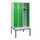 locker met bank,HxBxD 1950x900x815mm,3vak,vak B 300mm,cilinderslot