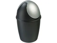 Tafelafvalbakje Tiglio 2 Liter zwart zilver