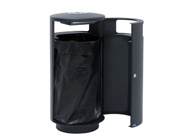 Bica 5075 Buitenafvalbak 125 Liter Antraciet